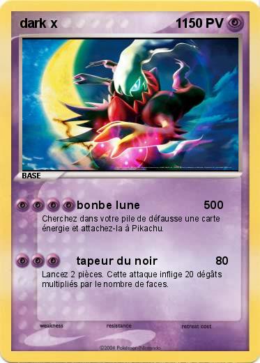 Pokemon dark x                                 1