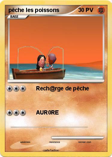Pokemon pêche les poissons