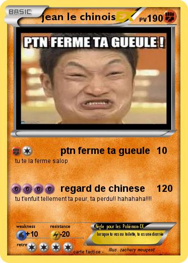 Pokemon jean le chinois