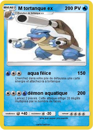 Pokemon M tortanque ex