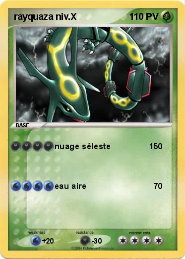 Pokemon rayquaza niv.X