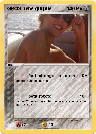 Pokemon GROS bebe qui pue