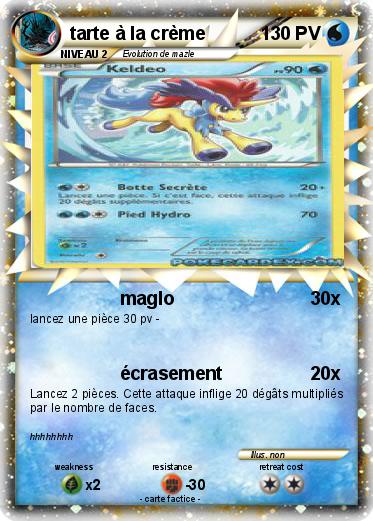 Pokemon tarte à la crème