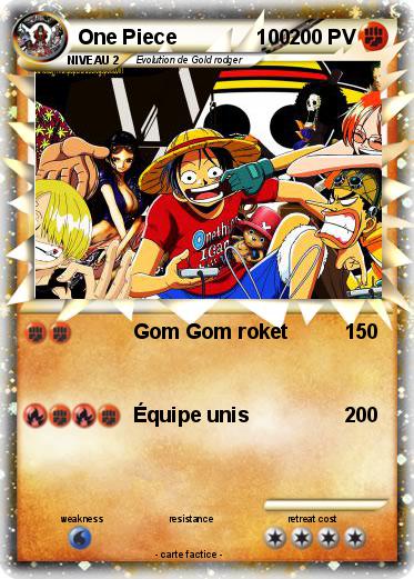 Pokemon One Piece              100