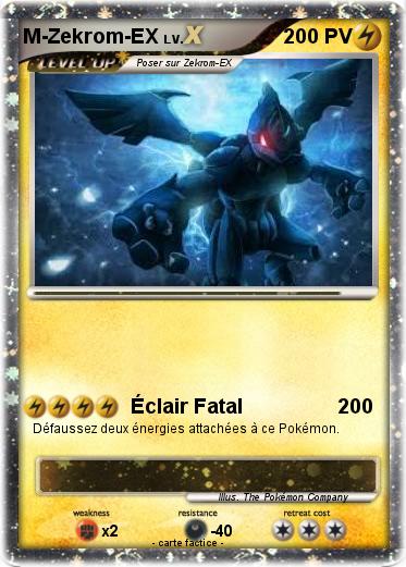 Pokemon M-Zekrom-EX