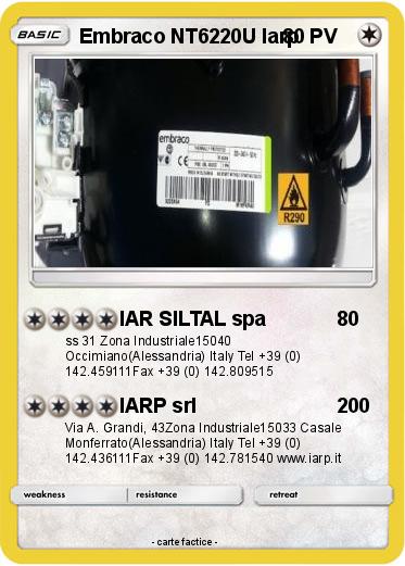 Pokemon Embraco NT6220U Iarp