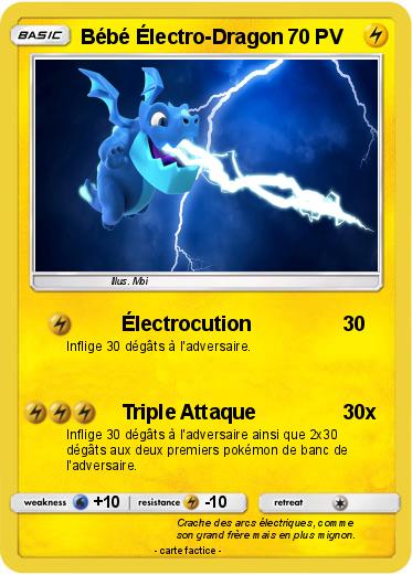 Pokemon Bébé Électro-Dragon