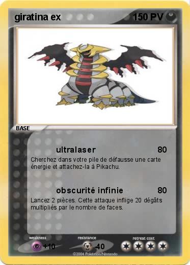 Pokemon giratina ex