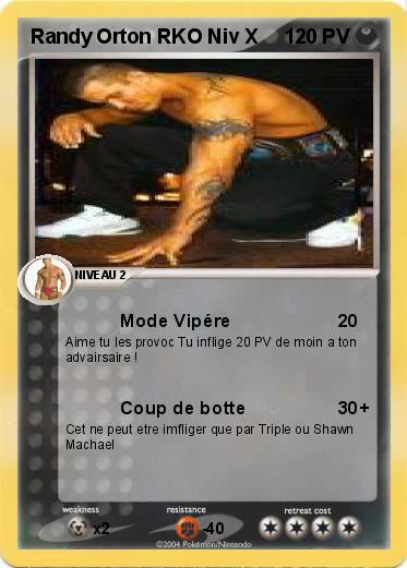 Pokemon Randy Orton RKO Niv X