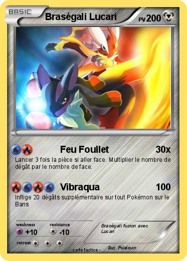 Pokemon Braségali Lucari