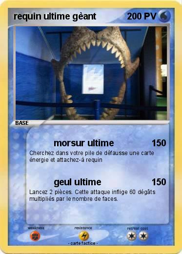 Pokemon requin ultime gèant