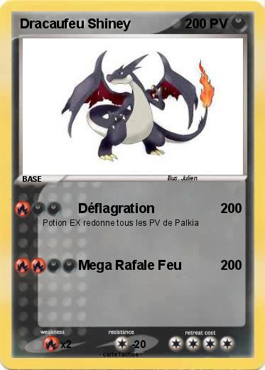 Pokemon Dracaufeu Shiney
