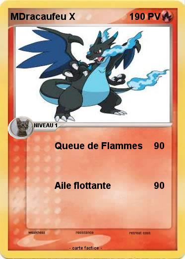 Pokemon MDracaufeu X