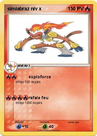 Pokemon simiabraz niv x