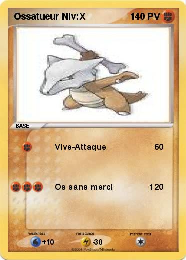 Pokemon Ossatueur Niv:X