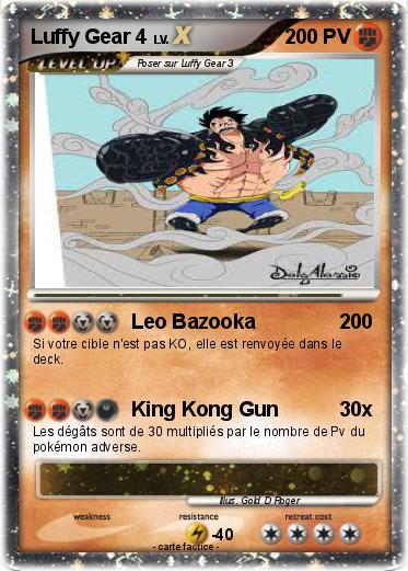 Pokemon Luffy Gear 4