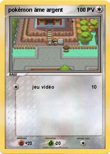 Pokemon pokémon âme argent
