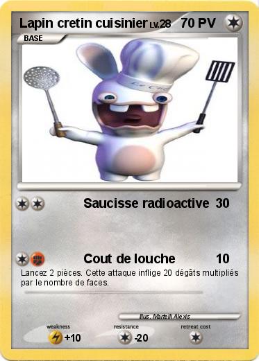 Pokemon Lapin cretin cuisinier