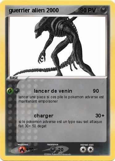 Pokemon guerrier alien 2000
