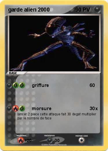 Pokemon garde alien 2000