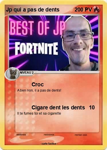 Pokemon Jp qui a pas de dents
