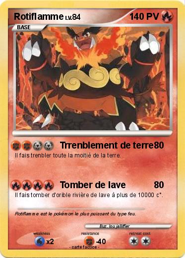 Pokemon Rotiflamme