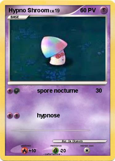 Pokemon Hypno Shroom