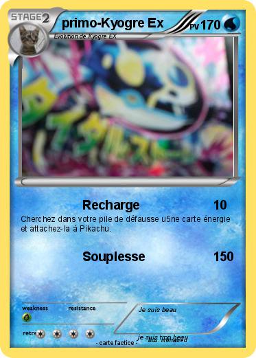 Pokemon primo-Kyogre Ex