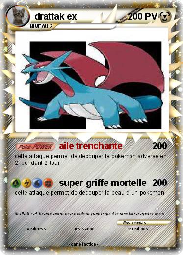 Pokemon drattak ex