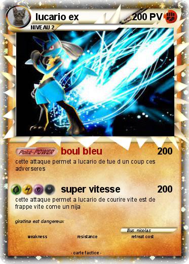 Pokemon lucario ex