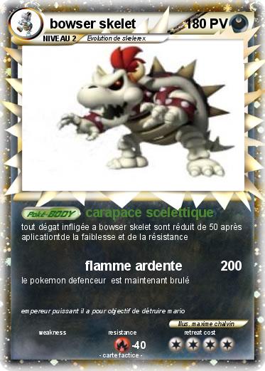 Pokemon bowser skelet