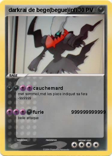 Pokemon darkrai de bege(begue)infi
