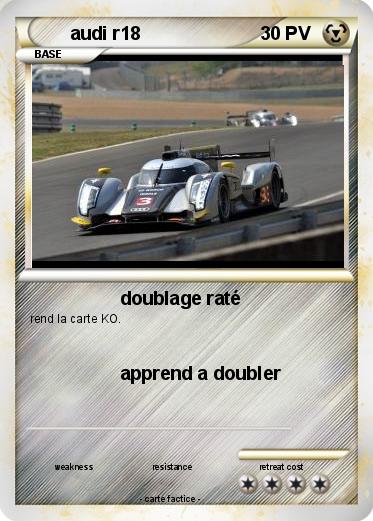 Pokemon audi r18