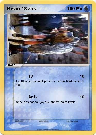 Pokemon Kevin 18 ans