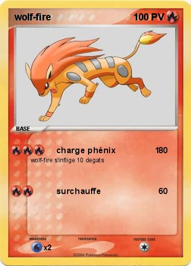 Pokemon wolf-fire