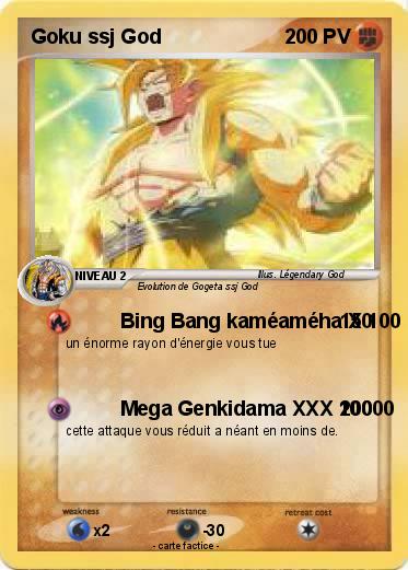 Pokemon Goku ssj God