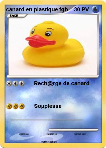 Pokemon canard en plastique fgh