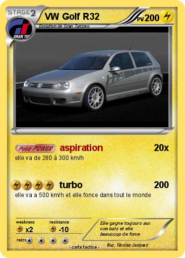 Pokemon VW Golf R32