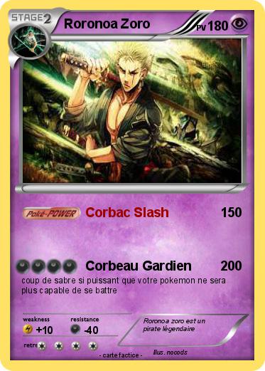 Pokemon Roronoa Zoro