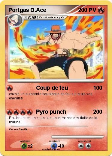 Pokemon Portgas D.Ace