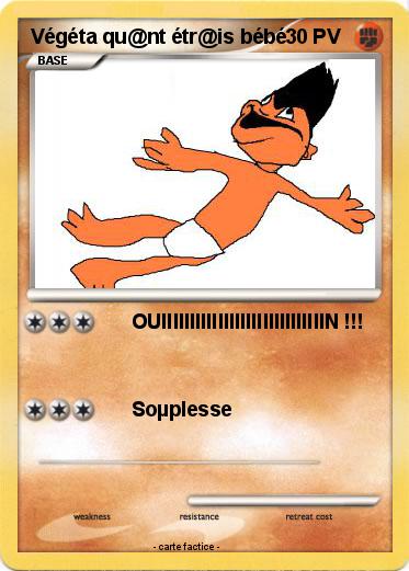 Pokemon Végéta qu@nt étr@is bébé