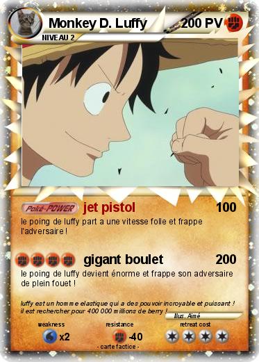 Pokemon Monkey D. Luffy