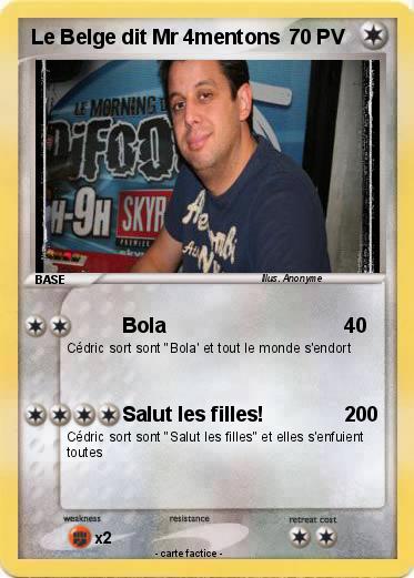 Pokemon Le Belge dit Mr 4mentons