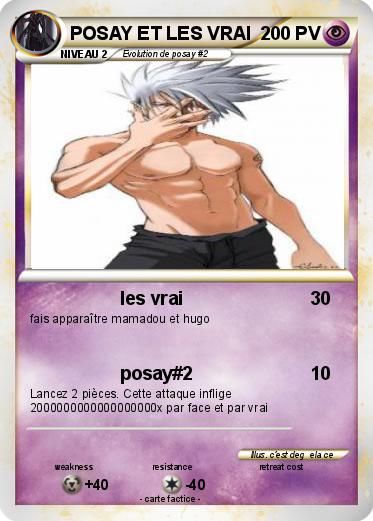Pokemon POSAY ET LES VRAI