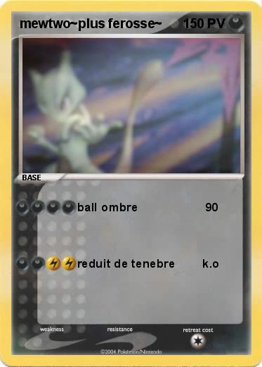 Pokemon mewtwo~plus ferosse~