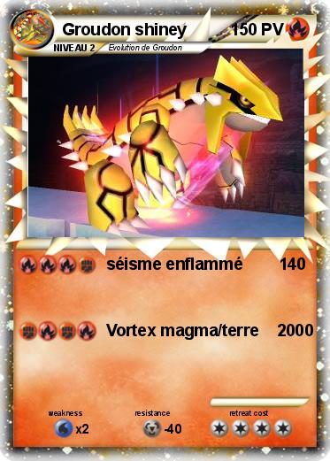 Pokemon Groudon shiney