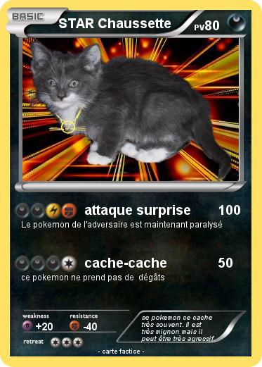 Pokemon STAR Chaussette