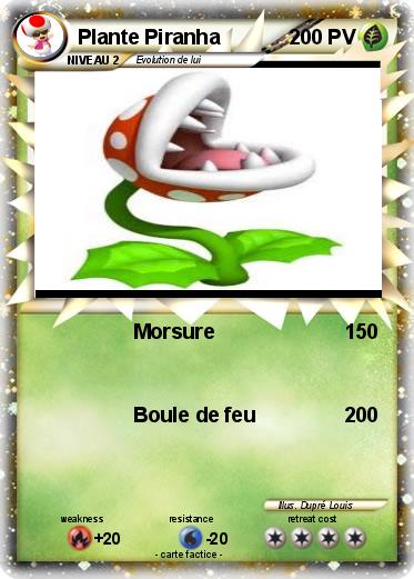 Pokemon Plante Piranha