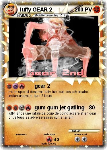 Pokemon luffy GEAR 2