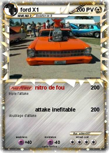 Pokemon ford X1